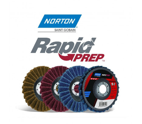 Norton Vortex RapidPrep Flap лепестковые нетканые диски